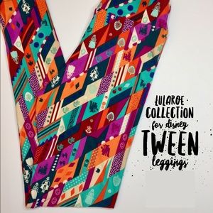 NWOT Lularoe Disney Frozen Leggings  - Tween size (00-0)/Kids 8-14